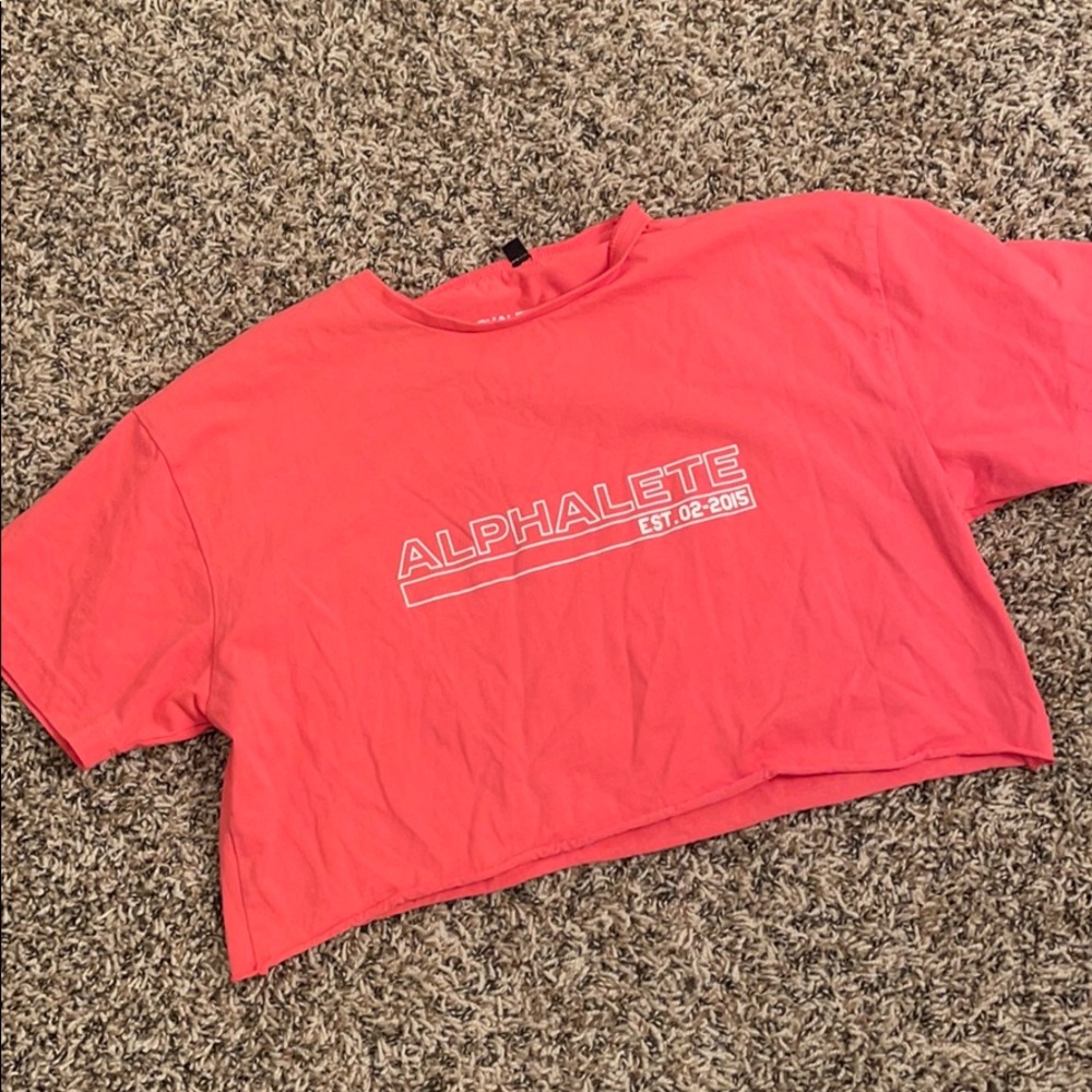Alphalete Crop T Shirt SZ Small